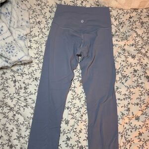 Lululemon High-Waisted Leggings light blue